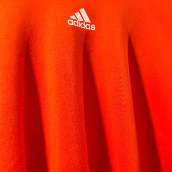 Adidas Men’s Crewneck Sweatshirt 5XL NWT | Orange & White - Picture 4 of 8